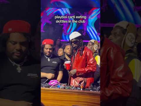 Playboi Carti Eating Skittles Listening To Lifestyle By Young Thug
