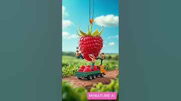 What Happens If You Drill Into raraspberry ? #aivideo #ai #fruit #animation #videoai