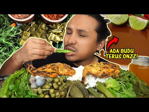 rahsia memutihkan kulit terbongkar! (mukbang malaysia) NASI ULAM PEGAGA PERIA SELOM