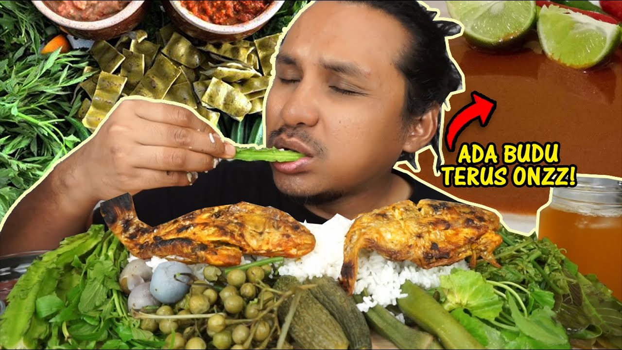 rahsia memutihkan kulit terbongkar! (mukbang malaysia) NASI ULAM PEGAGA PERIA SELOM