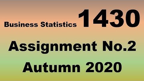 AIOU Code 1430 Solved Assignment No.2 Autumn 2020