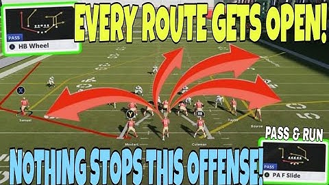 ONLY OFFENSE U NEED💯! Explosive Run Plays, Pass Plays & 1 Play TDs Vs Every Defense in Madden NFL 21