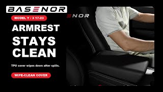 Tesla Model 3 / Y Armrest Cover Real Owner Review – BASENOR CA303