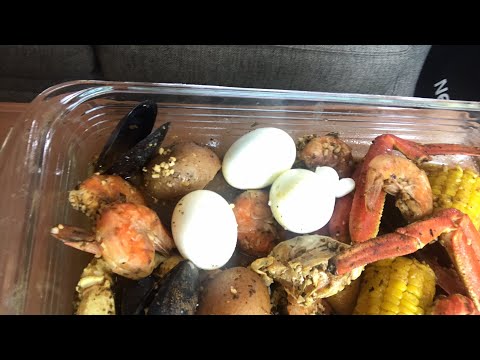 Live seafood boil mukbang - Live seafood boil mukbang
