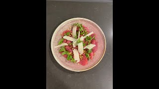 Beef carpaccio this one couldn't be simpler