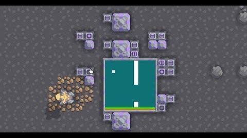 Basic Flappy Bird Like Game with Mindustry Logic