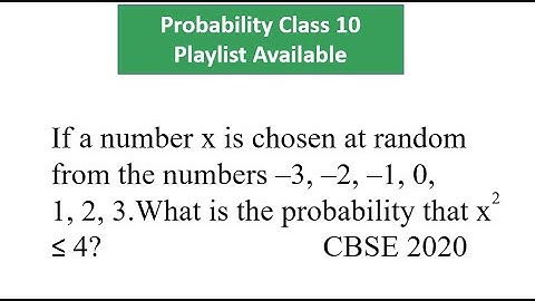 If a no: x is chosen at random from the numbers –3, –2, –1, 0,1, 2, 3.What is the probability#shorts