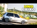 FIAT UNO REBAIXADO RODAS 17 - Socados do Asfalto