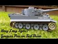 Heng long 116 tiger 1 rc tank  german panzer test drive