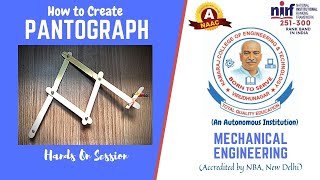 How to Create Pantograph | Hands on Session | Kinematics of Machinery