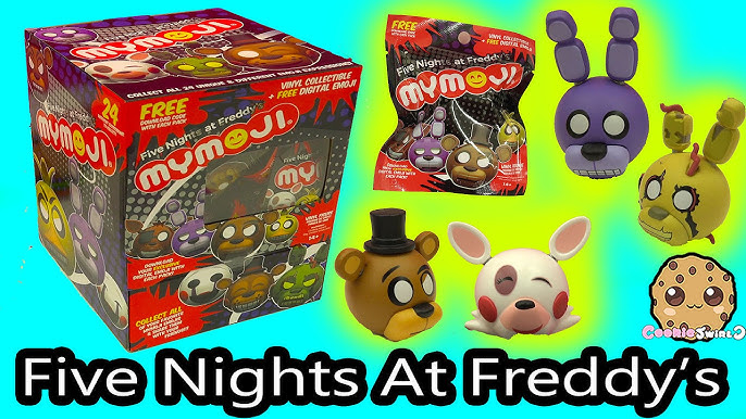 Five Nights At Freddy's Plush & Surprise Egg & 3 FNAF Blind Bag Box 