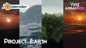 Project EARTH - I made this beautiful Earth Environments with Blender
