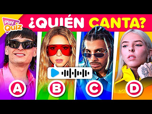Adivina el Artista por su Voz 🎙️🎶🤔 | ¿Quién es el Cantante? Adivina La voz | Play Quiz de Música