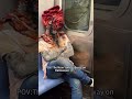 The New York Subway on Halloween🚊 🎃#nyc #nycsubway #funnyvideos #halloweencostume #halloween#usa