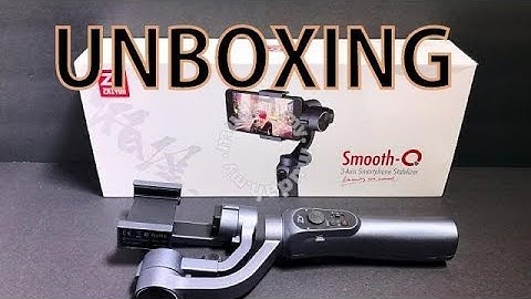 Zhiyun Smooth Q Gimbal UNBOXING | 2018 Model | available on Amazon.com
