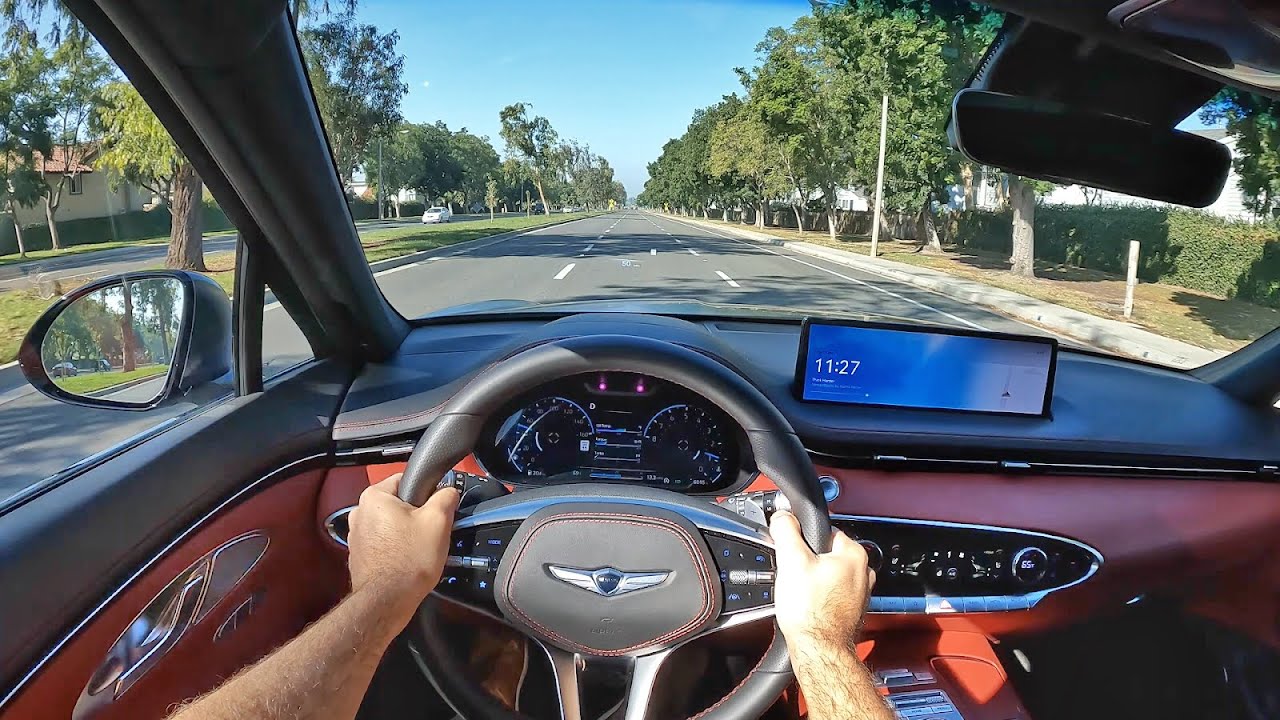 2022 Genesis GV70 3.5T Sport Prestige POV Test Drive (3D Audio