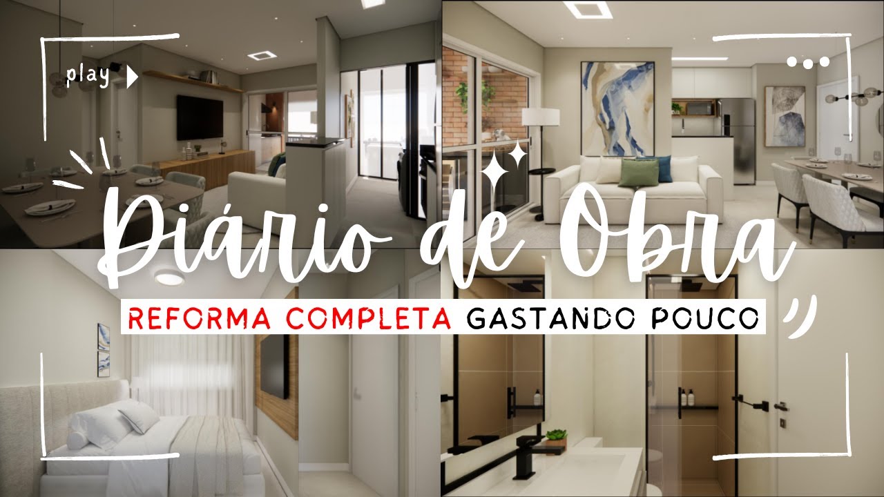 0310 | DIÁRIO DE OBRA #11 - REFORMA COMPLETA DE APARTAMENTO 69m2 (GASTANDO POUCO) 😱