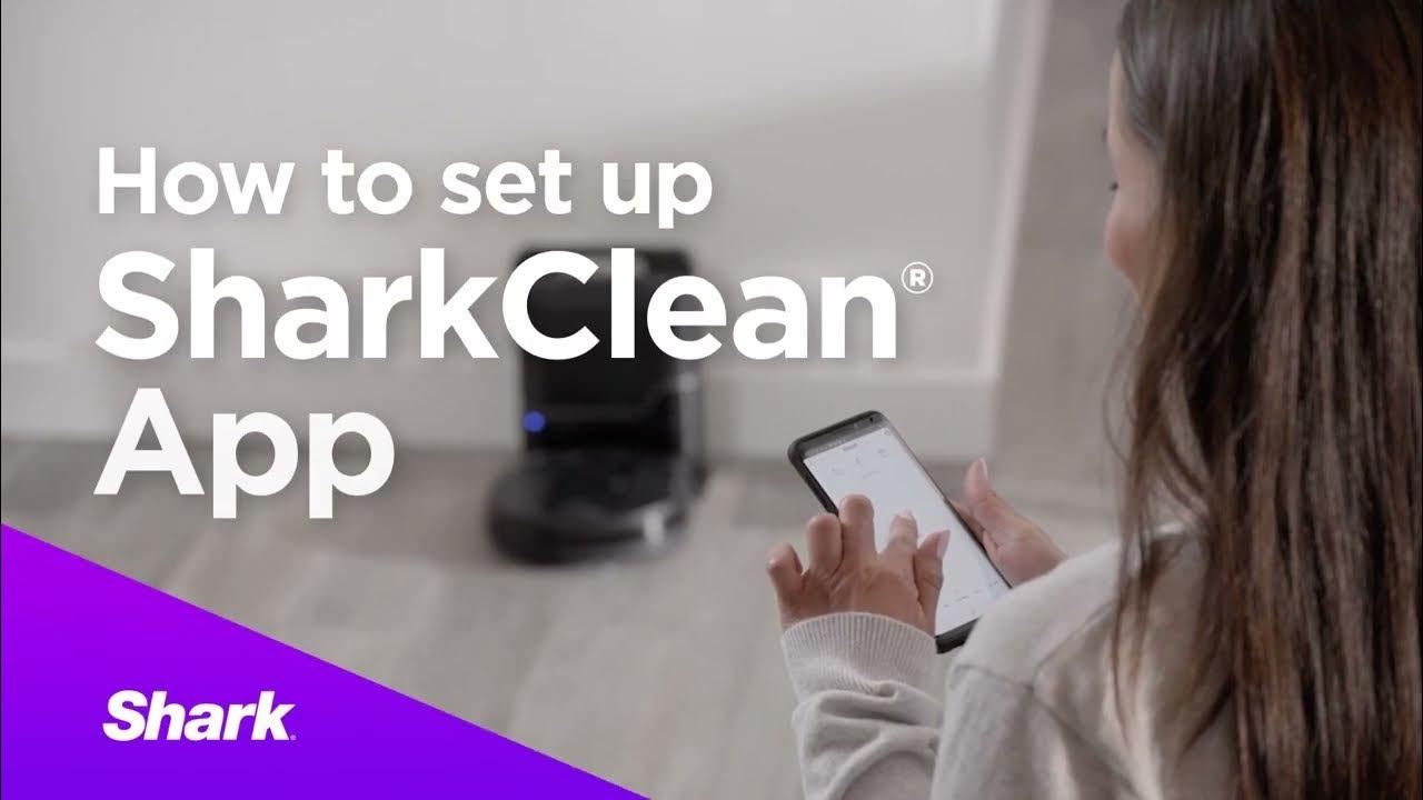 SharkClean app setup and connection steps