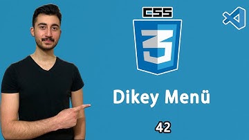 42- Dikey Menü Yapımı | CSS Dersleri