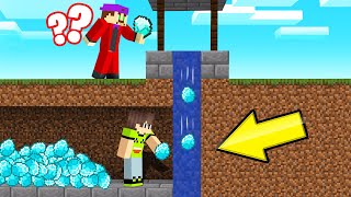 I STOLE My Friends DIAMONDS From Their WISHING WELL! (Minecraft Troll)