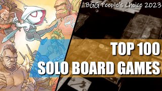 2023 Best Solo Board games Review (BGG's People's choice 2023)