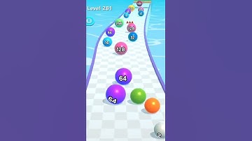 Level 281,, Ball Run 2048 Gameplay walkthrough Android iOS