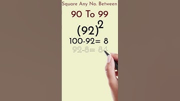 Square Number Between 90 to 99