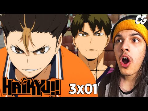 KARASUNO VS SHIRATORIZAWA COMEÇA! - React Haikyuu 3 EP 1 