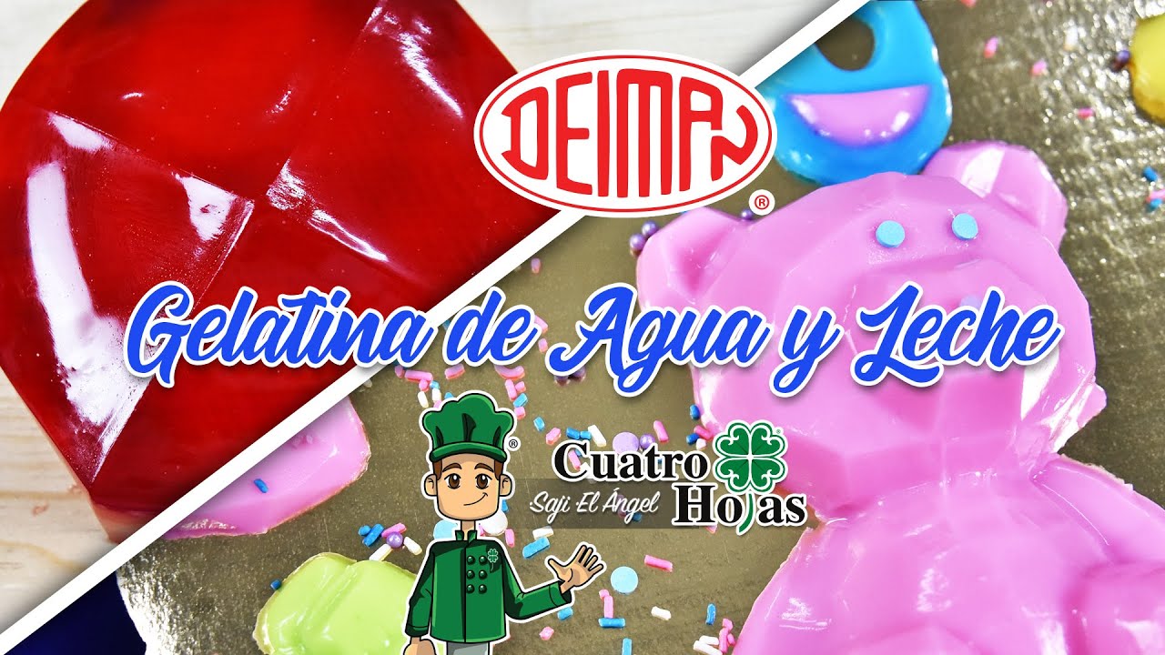Gelatina de Agua y Leche con Deiman