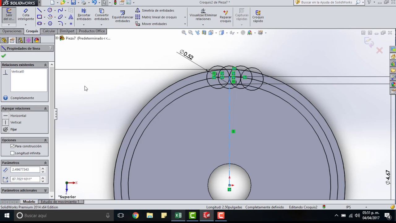 Como hacer un engrane en SolidWorks Facil y Rapido - YouTube