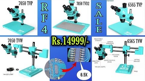 RF4 Microscope 4K \ RF4 Microscope Review \ RF4 Microscope Price \ RF4 Microscope With Boom Stand