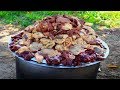 CHICKEN LIVERS Prepared by uncle | Liver Fry | food fun village