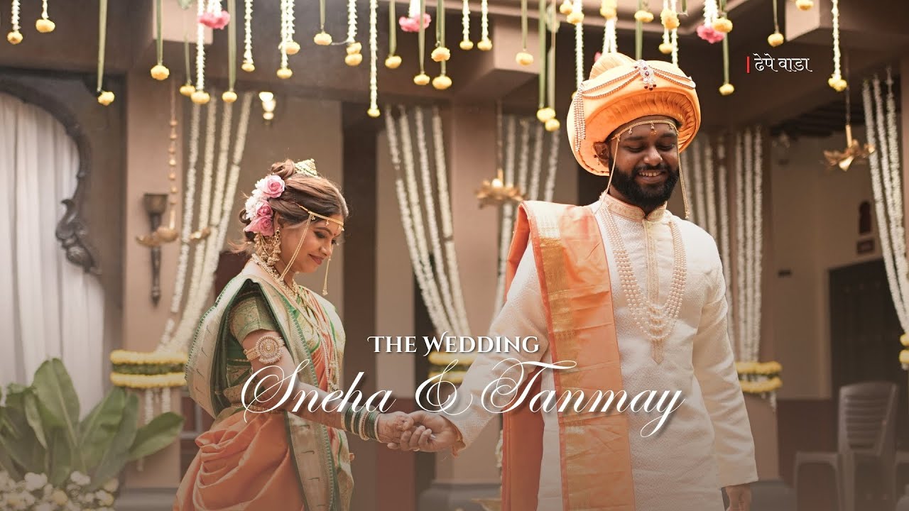Best Maharashtrian Wedding Story | Tanmay Sneha Wedding Highlight | Dhepe wada Pune | V D MEDIA 2025