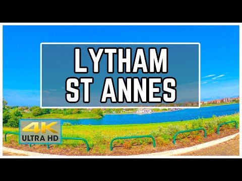 Lytham St Annes 4K Driving Downtown - UK