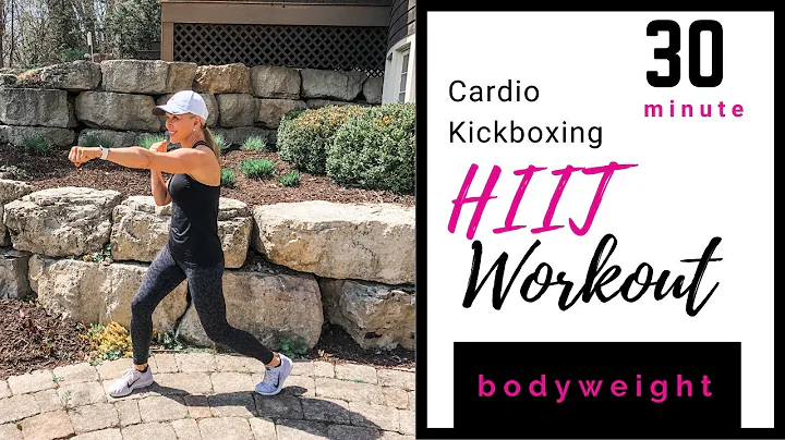 30 Minute Bodyweight Cardio Kickboxing HIIT Workout