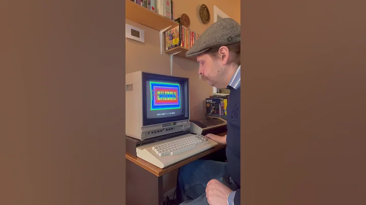 Making a card with The Print Shop for Commodore 64 and MPS 801 dot matrix printer #retrocomputing