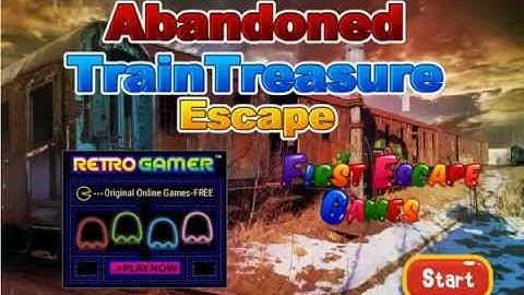 Abandoned Train Treasure Escape walkthrough FirstEscapeGames