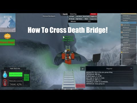 How To Cross Death Bridge Youtube - mount everest roleplay roblox