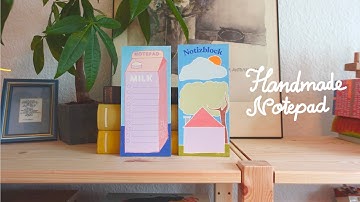 How I Made My Own Custom Notepad | Budget-Friendly  No special tools needed