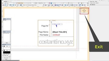 How to create Personal Title Block in Vectorworks