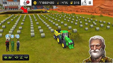 Fs 18 Makeing Unlimited Round Roll Bales ! 3 Player in Fs18 | Farming Simulator 18 Timelapse #fs18