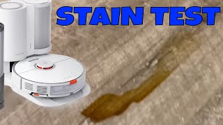 Roborock s7+ Robot Vacuum & Mop - MOPPING TEST - Can it get up any stains Coffee Gatorade Syrup