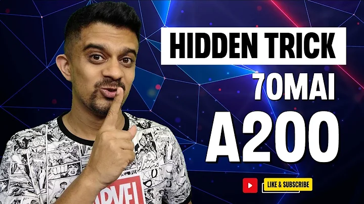 70mai A200 Dual Dashcam (SECRET TRICK!) | Dual 1080P + HDR | Gizmobeep