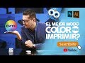 El mejor modo de COLOR para imprimir - CMYK o RGB, diferencias - photoshop Ep.4