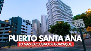 GUAYAQUIL de Noche 4K Vida Nocturna en PUERTO SANTA ANA Bares y Discotecas ECUADOR
