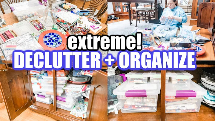 *EXTREME* DECLUTTER AND ORGANIZE | CLEAN WITH ME | SPEED CLEANING MOTIVATION