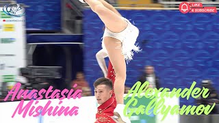 Anastasia Mishina & Alexander Gallyamov  - Stunning Short Program 2022.  (Watch till the end)