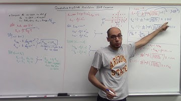 DigComm[Arab]Comparing different M-QAM with respect to (Rb, BW, dmin, Eavg, Pe)