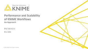 Performance and Scalability of KNIME Workflows