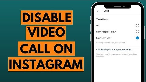 How to Disable Video Call on Instagram (2023)